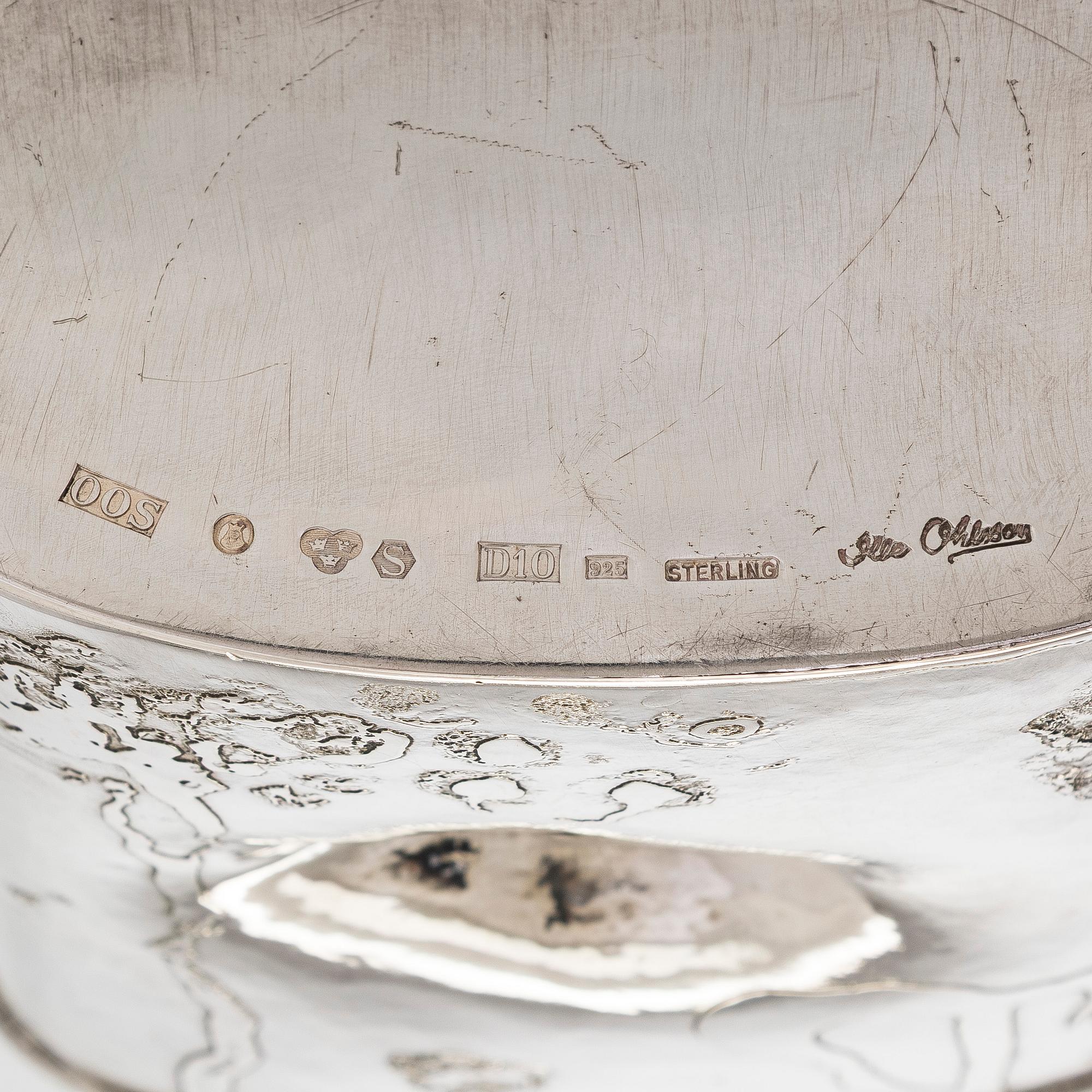 Olle Ohlsson, Vas, sterling silver, Stockholm 1978.