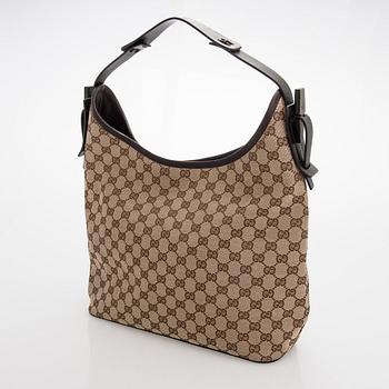Gucci, "GG Monogram Canvas Hobo" väska.