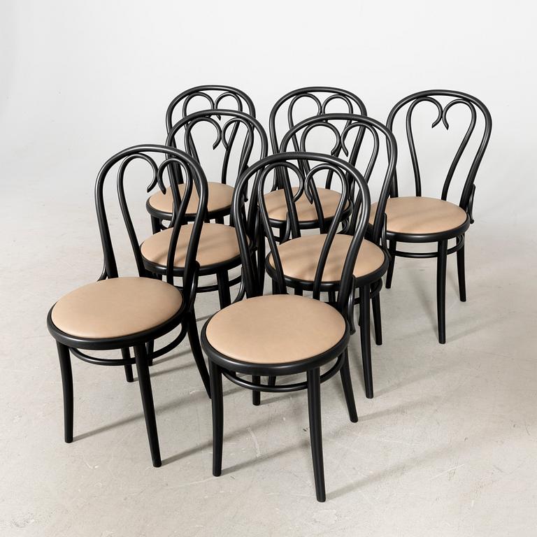 A set of seven Thon chairs 21st century.