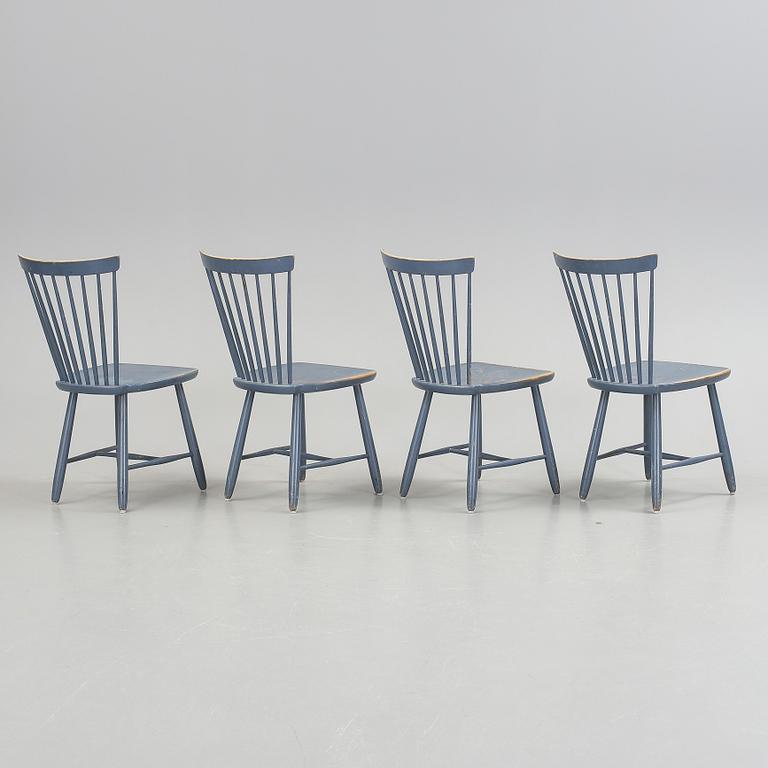 STOLAR, 4 st, "Lilla Åland", Carl Malmsten, 1900-talets andra hälft.