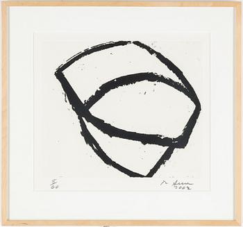 RICHARD SERRA, etching, signed  and dated 2002, No 8/60.