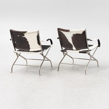 Antonio Citterio, a pair of 'Carlotta' chairs, Flexform, Italy.