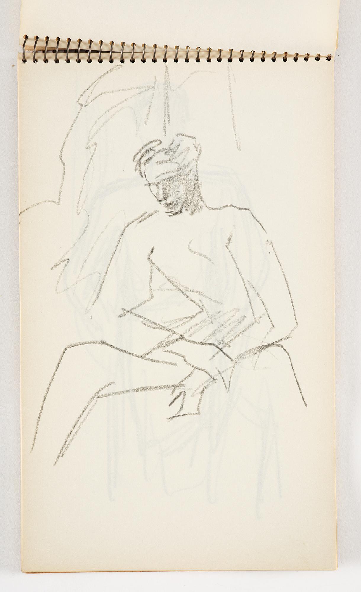 Lotte Laserstein, 3 skissböcker med blyertsteckningar.