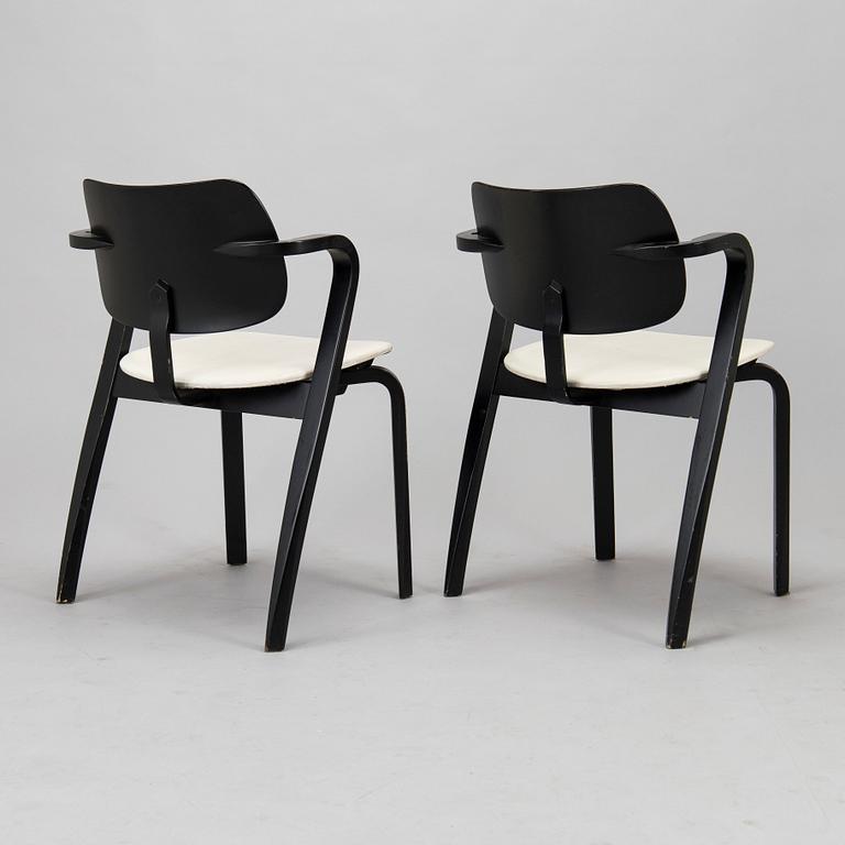Ilmari Tapiovaara, a set of six 1960s 'Aslak' armchairs for Asko, Finland.