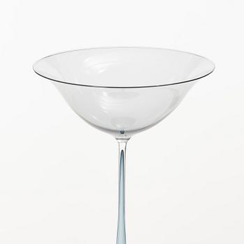 Nils Landberg, a tulip glass, Orrefors Expo, 1957.
