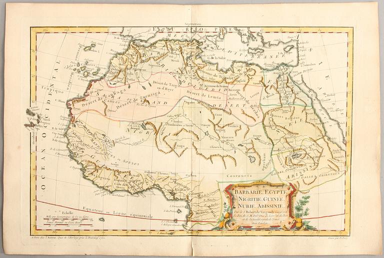 KARTA, Vaugondy 1762.