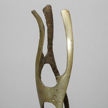 CHRISTIAN BERG, skulptur, blankpolerad brons, signerad C.B, numrerad EX. 4 undertill, komponerad 1961.