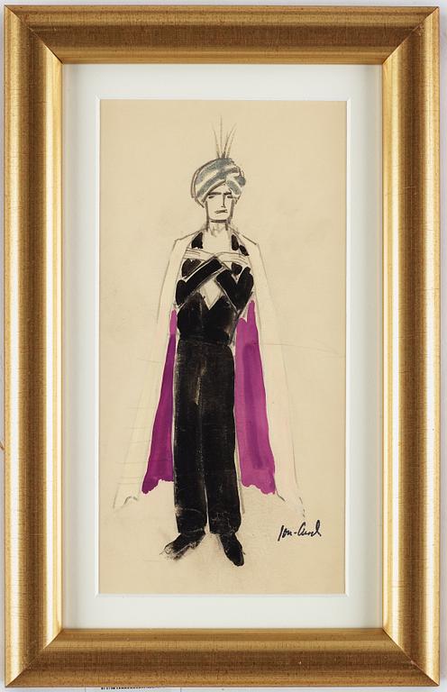 John Jon-And, water colour, 1920-30s, signed with stamp.