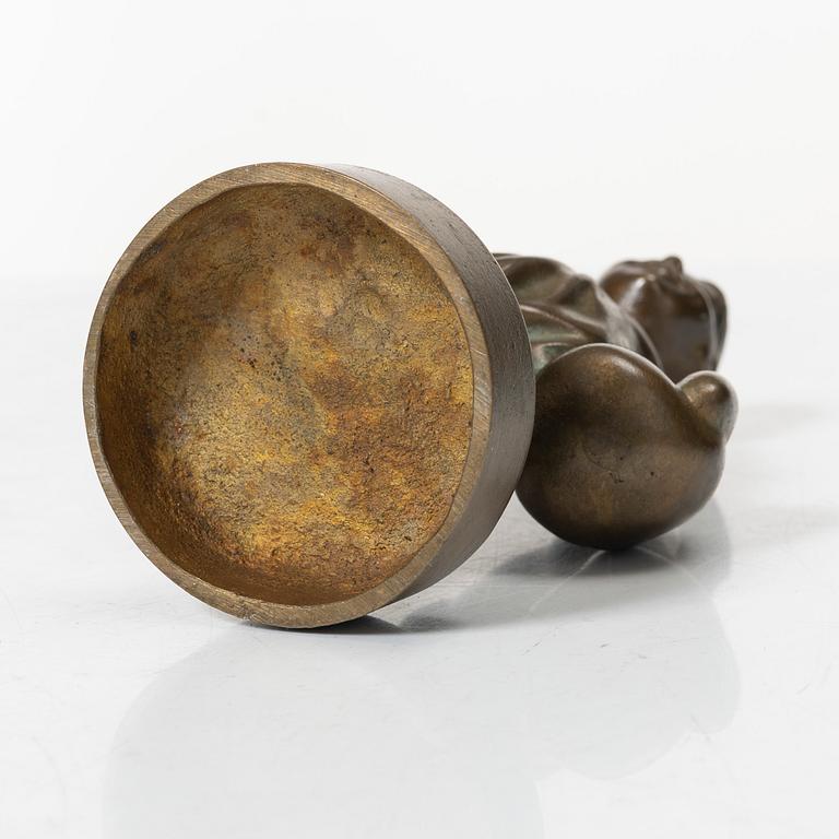 Hans Kongslev, figurin, brons, Tinos, Danmark.