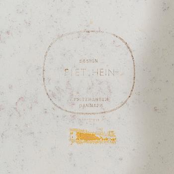 PIET HEIN & BRUNO MATHSSON, bord, "Supercirkel" Fritz Hansen, Danmark. En extra uppsättning bordsben medföljer.