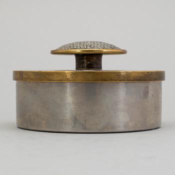 A pewter box with cover by Estrid Ericson for Svenskt Tenn, 1956.