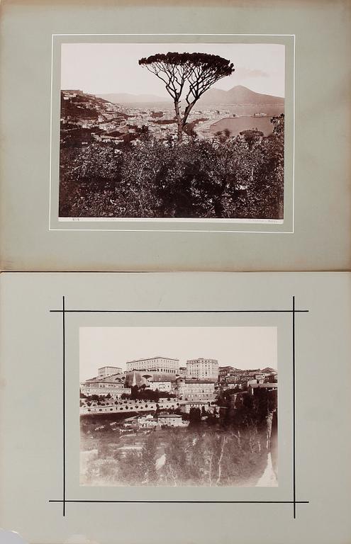 FOTOGRAFIER,  18 st, Italien 1800-talets slut.