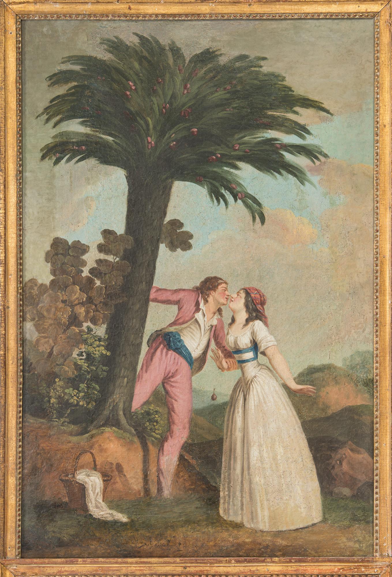 Seinäpaneeli, Ranska, noin 1800-luku.