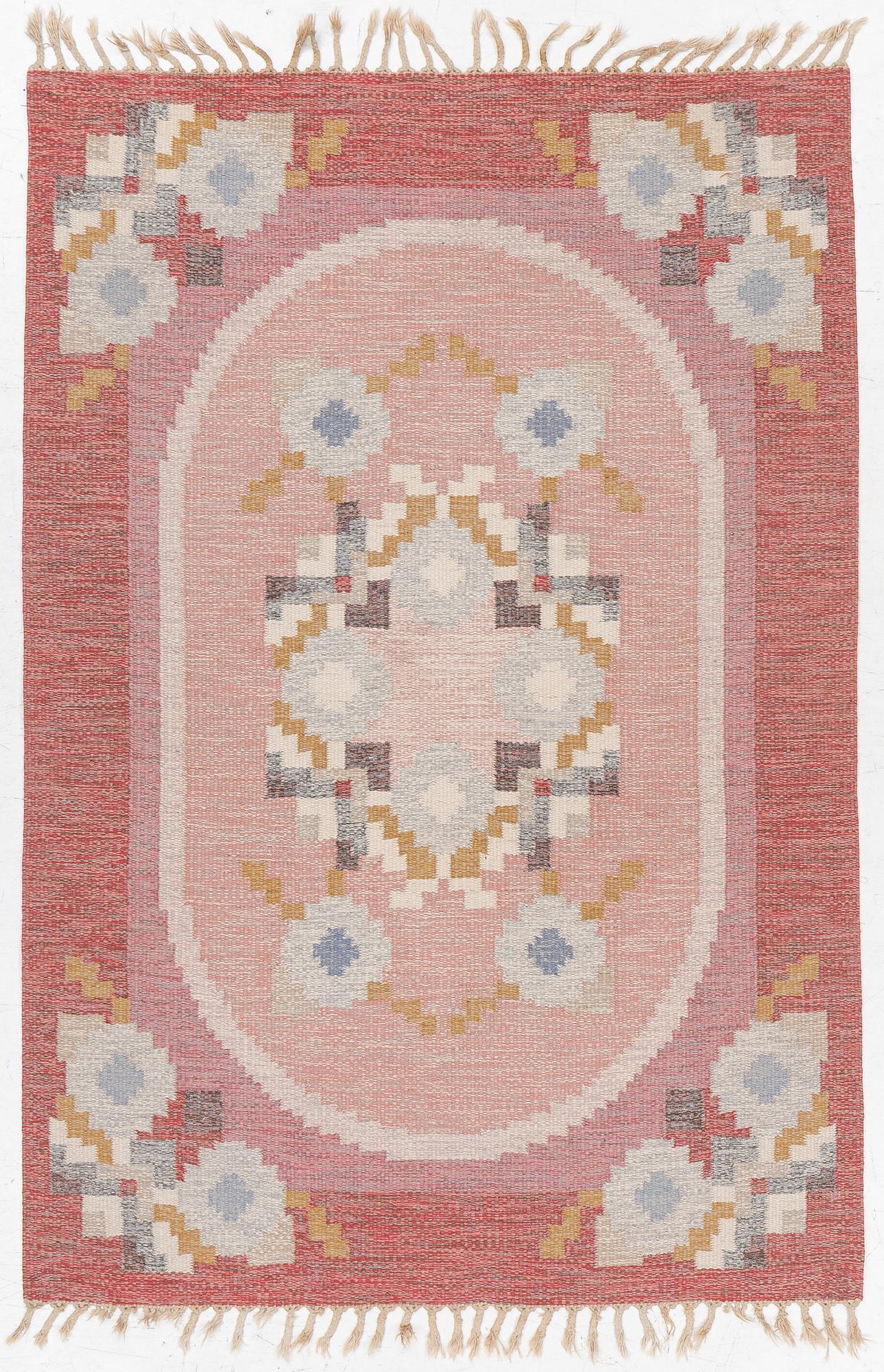 Ingegerd Silow, a flat weave rug, 200 x 140.
