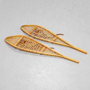 A pair of snow shoes, early 1900's.