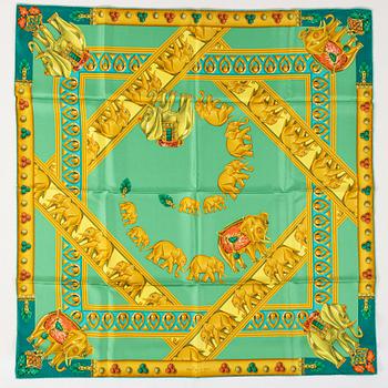 Cartier, scarf, "La Route des Indes".