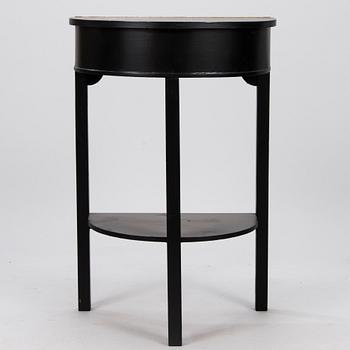HALF-ROUND TABLE, early 20th century.