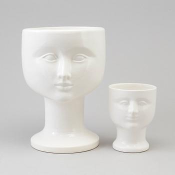 Two stoneware vases by Lisa Larson, Gustavsberg.