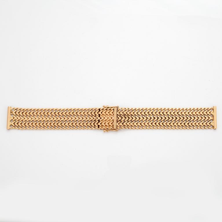 KLOCKLÄNK, 18K guld.