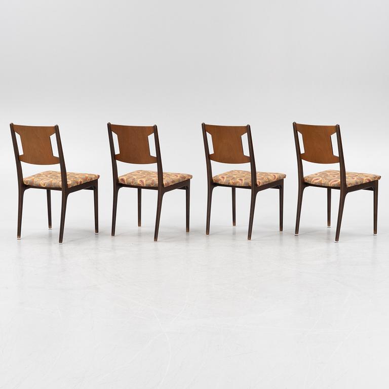 A set of four chairs, 1950's/60's.