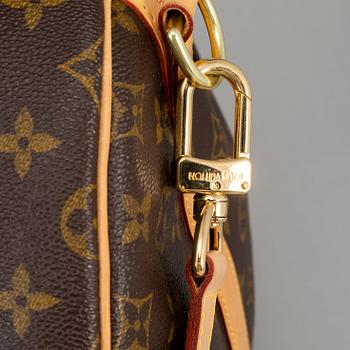 LOUIS VUITTON, a monogram canvas 'Keepall Bandoulière 55' weekend bag, 2014.