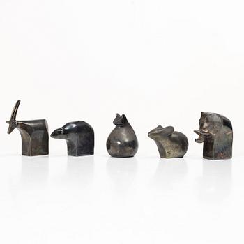 Gunnar Cyrén, Five figurines, Dansk Designs, Japan.