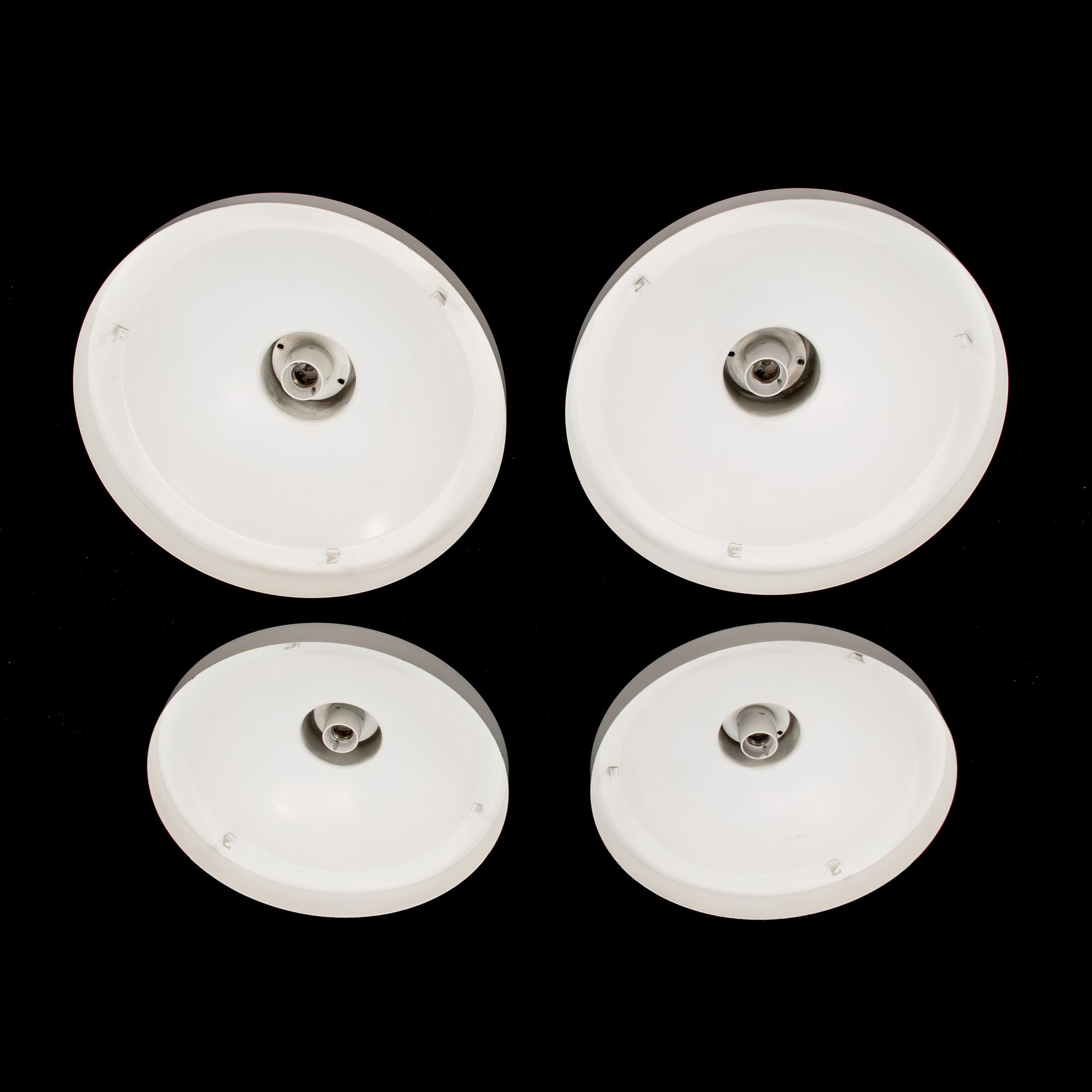 Lisa Johansson-Pape,  four 1960's '71-149' ceiling lights for Orno Stockmann.
