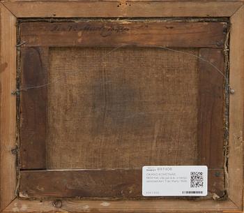 OKÄND KONSTNÄR, 1800-tal, olja på duk, a tergo daterad den 7:de Martz 1846.