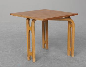 A Carl-Axel Acking oregon pine table, probably by Åhmans Möbelfabrik 1950's.