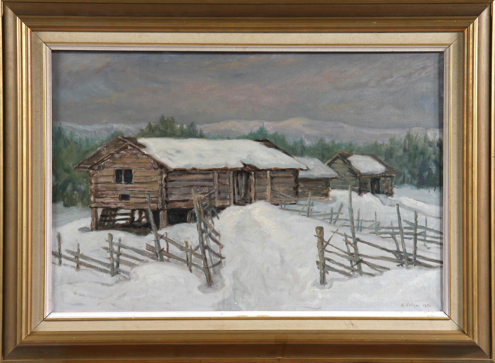 EINAR KRÜGER, olja på duk, sign o dat 1950.