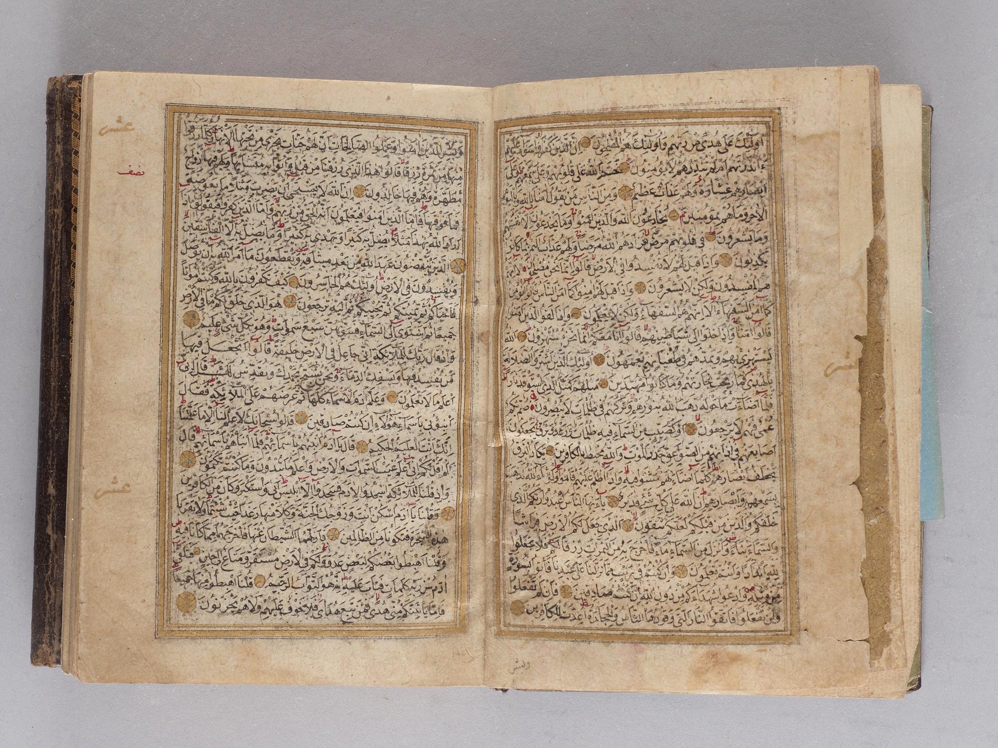 KORAN. Konstantinopel 1716. Höjd 15,5 x 11,5 cm.