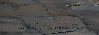 Luis Buxo Tresangels, oil on canvas, signed and dated -92.