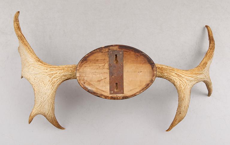 ÄLGHORN, daterad 1906.