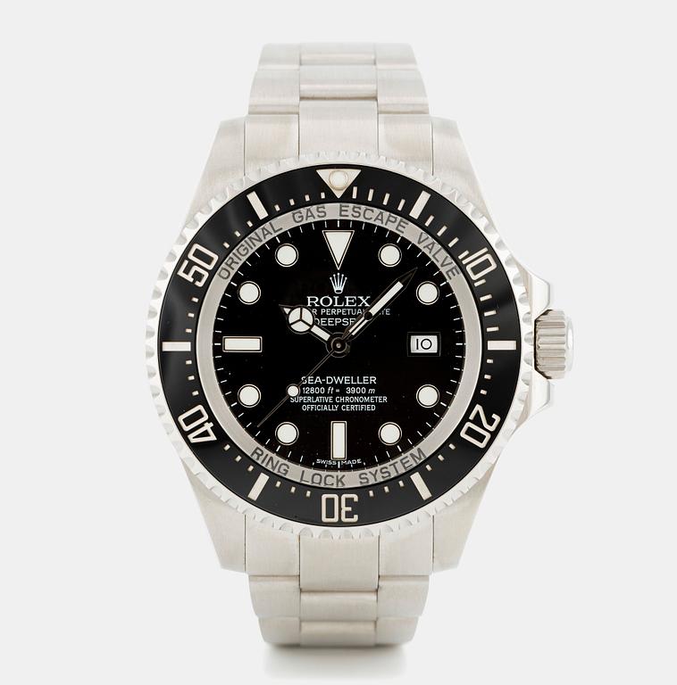Rolex, Deepsea, Sea-Dweller, wristwatch, 44 mm.
