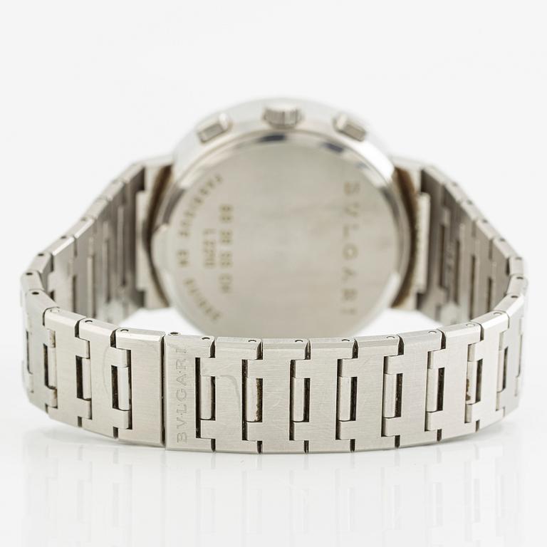 Bulgari, chronograph, wristwatch, 38 mm.