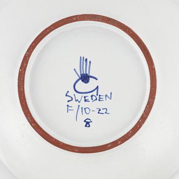 Stig Lindberg, three dishes, Gustavsbergs studio.