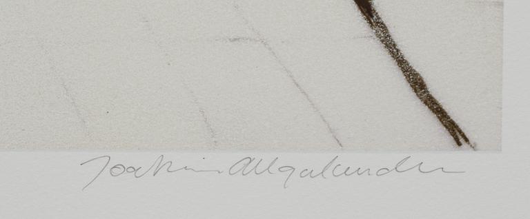 JOAKIM ALLGULANDER, färglitografi. Numrerad 48/50 och signerad.