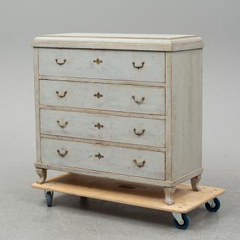 A chest of drawers from the mid 19th century.