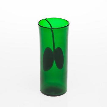 VAS, glas, signerad Heikki Orvola Nuutajärvi Notsjö. 1970-talets början.