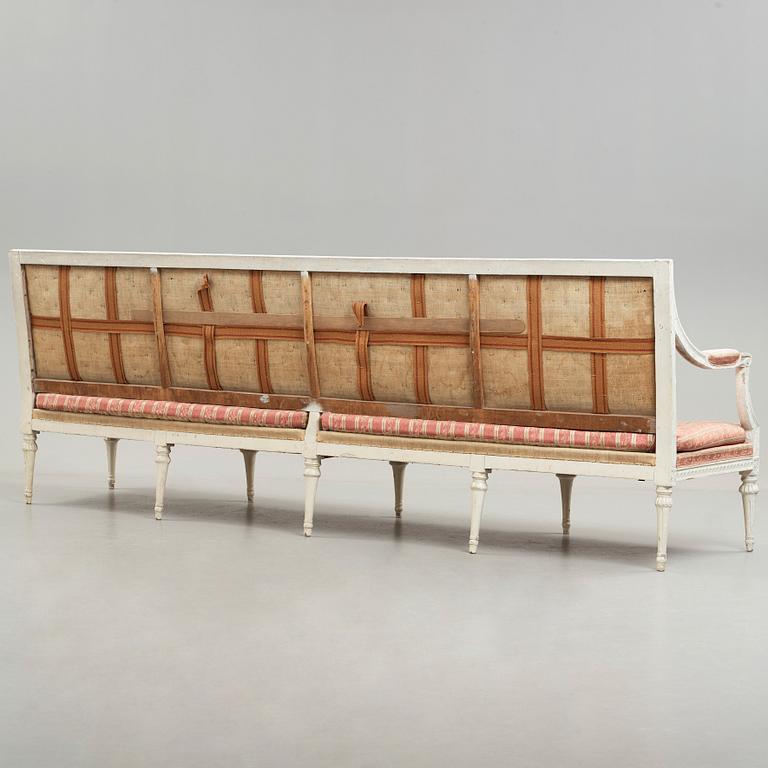 A Gustavian sofa by presumably J Lindgren.