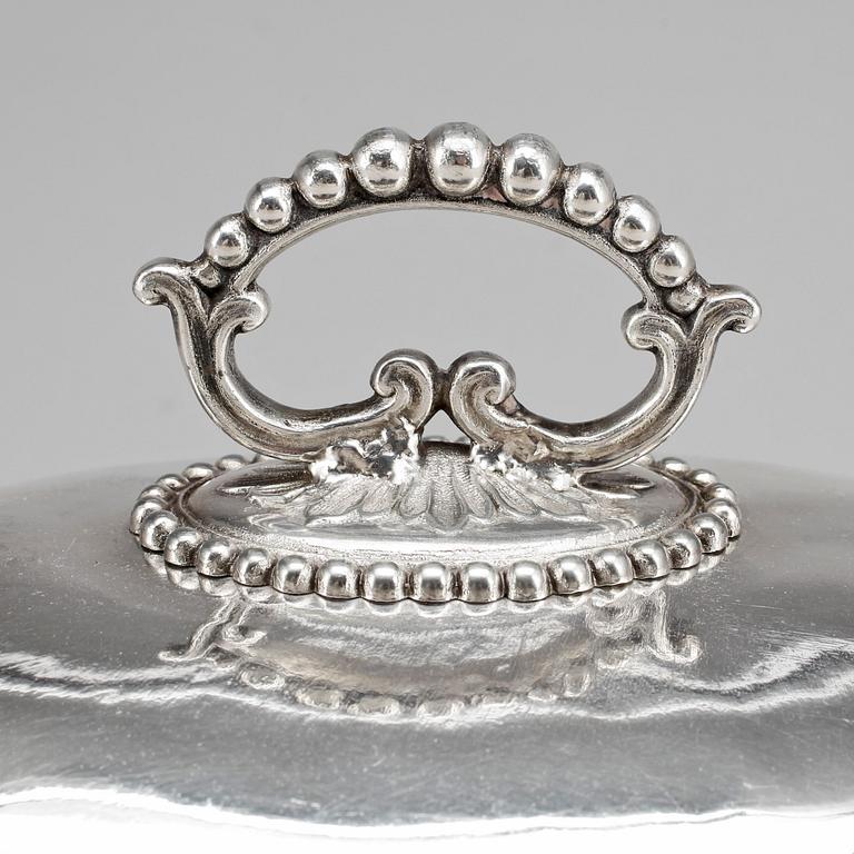 STEKHUV, nysilver, 1800/1900-tal.
