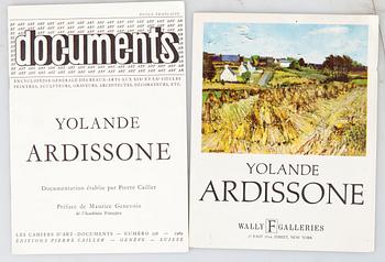 YOLANDE ARDISSONE, olja på duk, signerad Ardissone.