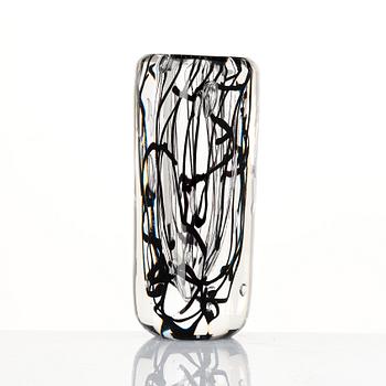 Vicke Lindstrand, a unique glass vase, Kosta, Sweden 1950-60s.