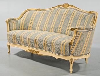 SOFFA, rokokostil, omkring 1900-talets mitt.