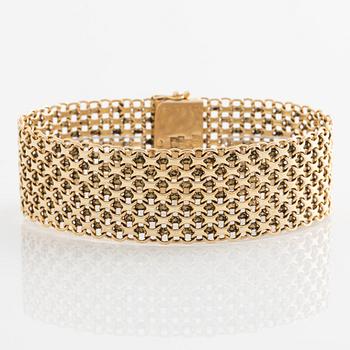 Armband 18K guld, X-länk.