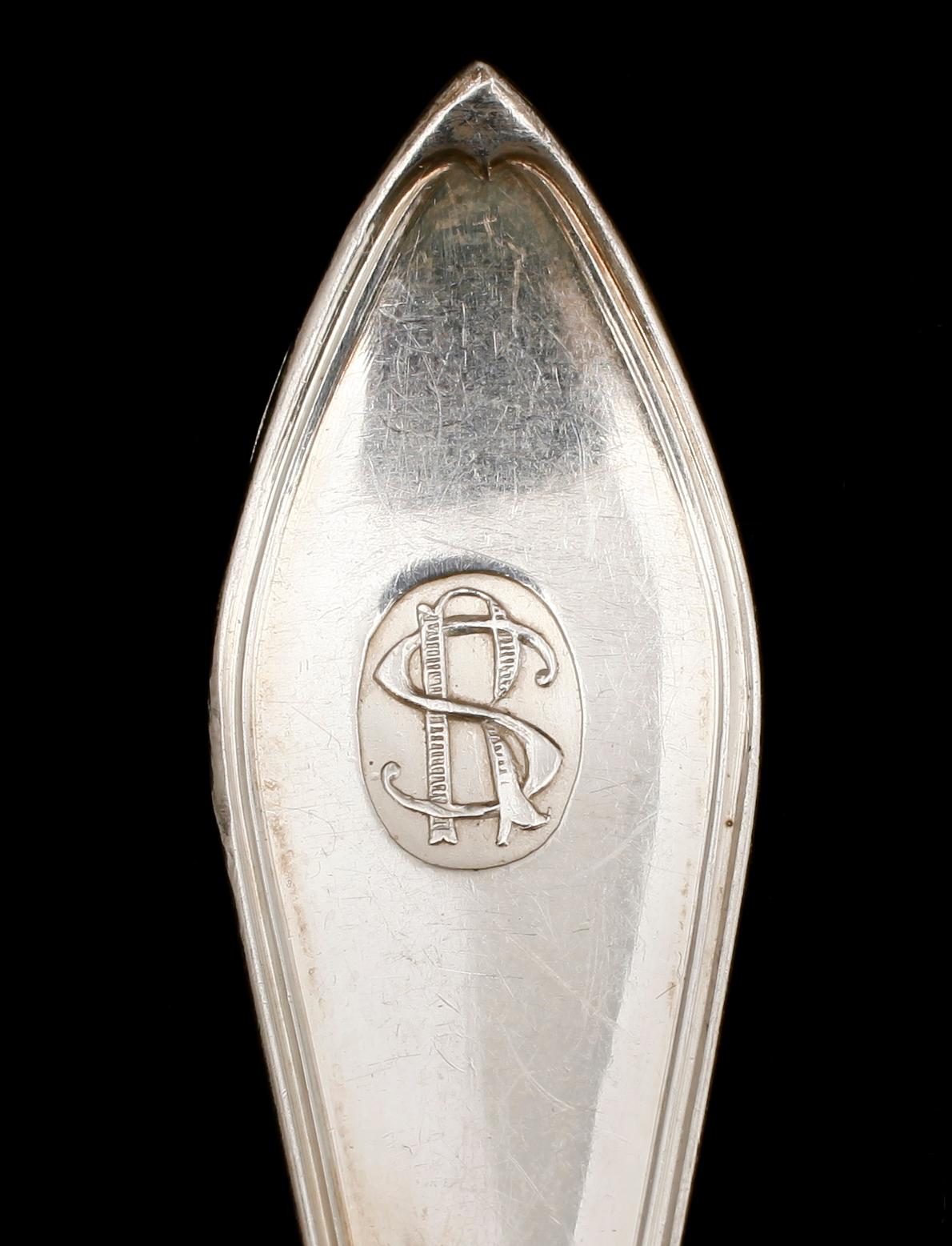 TESKEDAR, 7 del, silver, svensk spetsmodell.