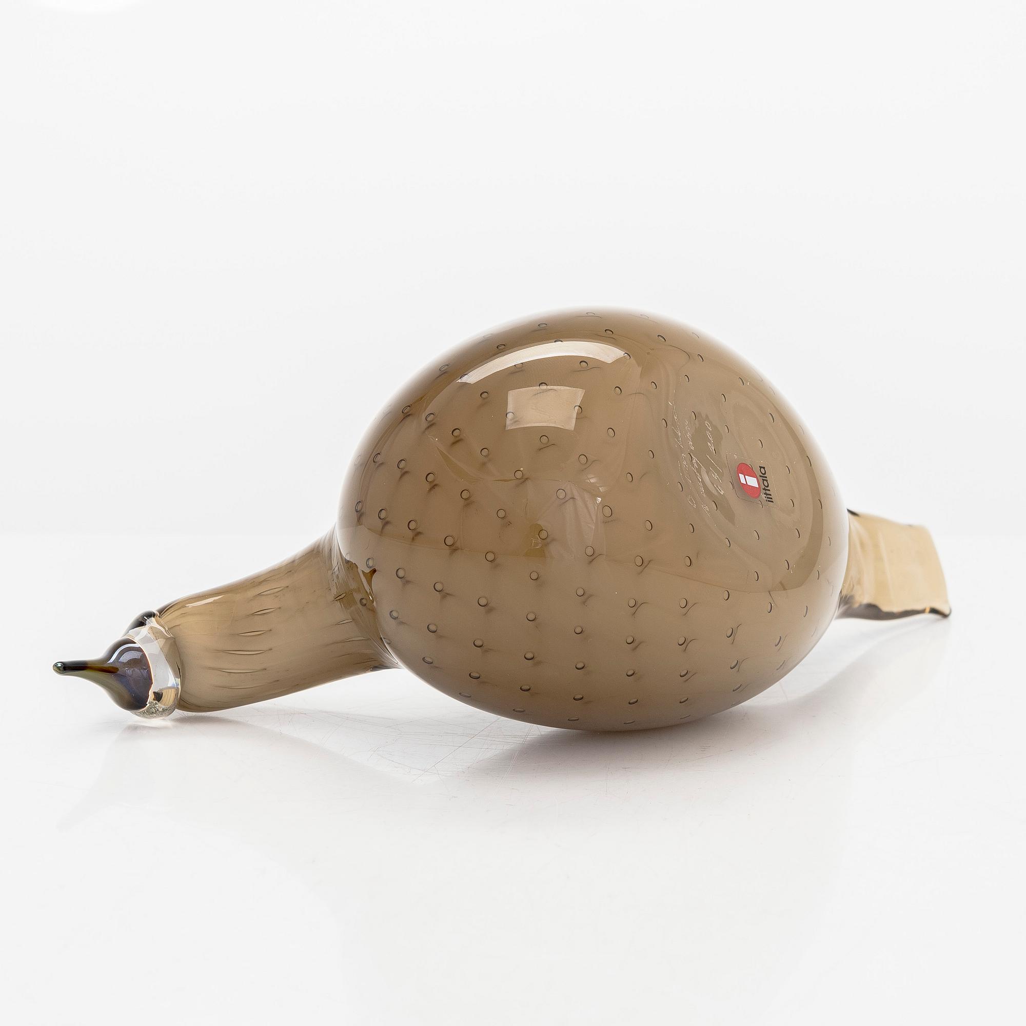 Oiva Toikka, glassfågel, signerad O. Toikka Nuutajärvi 68/200.