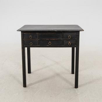 A painted table later part of the 20th century.