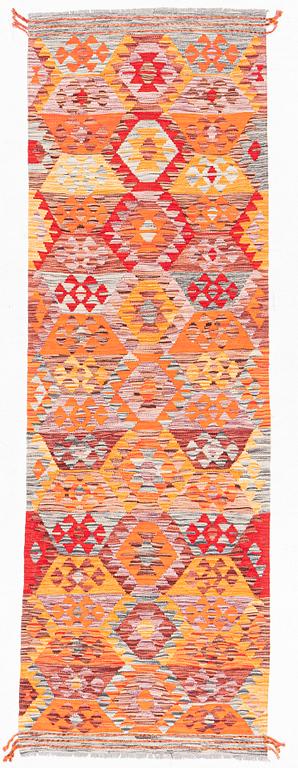 A Kilim runner, c. 255 x 85 cm.