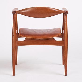 Hans J Wegner, karmstol, modell CH-35, för Carl Hansen & Son, Danmark 1950-60-tal.